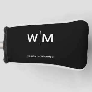 ブラックブランドロゴ   業務企業の会社 ゴルフヘッドカバー