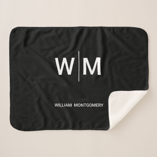 ブラックブランドロゴ | 業務企業の会社 シェルパブランケット (正面(横))