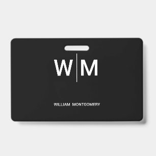 ブラックブランドロゴ   業務企業の会社 バッジ