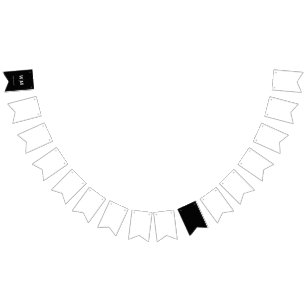 ブラックブランドロゴ   業務企業の会社 バンティングフラッグ