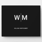 ブラックブランドロゴ | 業務企業の会社 フォトプラーク (正面)