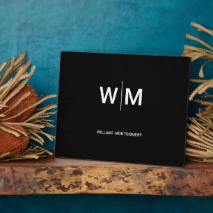 ブラックブランドロゴ   業務企業の会社 フォトプラーク