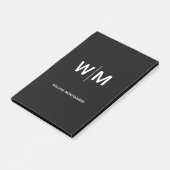 ブラックブランドロゴ | 業務企業の会社 ポストイット (アングル)