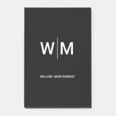 ブラックブランドロゴ | 業務企業の会社 ポストイット (正面)