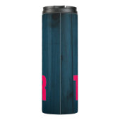 ブラックブルタイポグラフィ タンブラー (裏面)