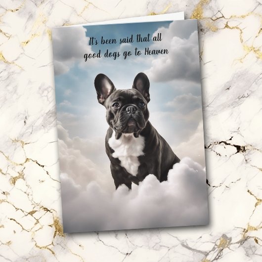 ブラックブルドッグフランスの天国同情カードの損失 シーズンカード