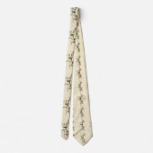 ブラックブルニアンウォーブラー – オードボンズバーズオブアメリカ ネクタイ (裏面)