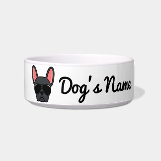 ブラックブルフランスのドッグボウル ボウル