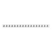 ブラックブルフランスのドッグリボン グログランリボン (正面)