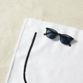 ブラックブルフランスのルドッグが自分の曲にグルービング ビーチタオル (インサイチュ)