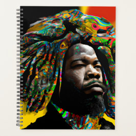 ブラックブルメラニンパパジュネクチキングアフリカンソン プランナー手帳