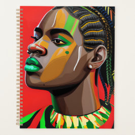 ブラックブルメラニンパパジュネクチキングアフリカンソン プランナー手帳