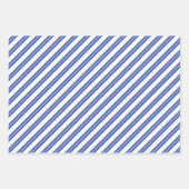 ブラックブルーカスタム誕生日年ラッピング紙 ラッピングペーパーシート (正面3)