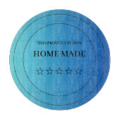 ブラックブルーサークルピザ切断板 カッティングボード (正面)