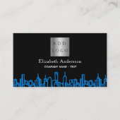 ブラックブルーシティ実在スキライン 名刺 (正面)