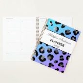 ブラックブルースパークリヒョウ動物の皮膚パターン プランナー手帳 (ディスプレー)
