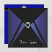 ブラックブルーダイヤモンド あらゆるシーンに 招待状 (正面/裏面)