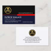 ブラックブルードライビングレイヤーチョーファー 名刺 (正面/裏面)