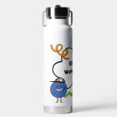 ブラックブルーパーソナルウォーターボトル ウォーターボトル (正面)