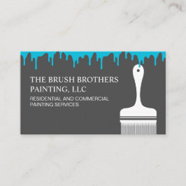 ブラックブループロフェッショナルハウスペインター 名刺