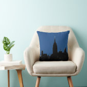 ブラックブルーポップ・アートのアートニューヨークナイト装飾用クッション クッション (椅子)