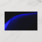 ブラックブルーモダンプロフェッショナルパーソナルシンプル 名刺 (裏面)