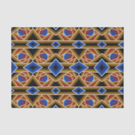 ブラックブルーレッド金ゴールドグラデーションアビス抽象芸術アート 薄葉紙