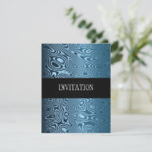 ブラックブルー抽象芸術全イベント 招待状 (スタンド正面)