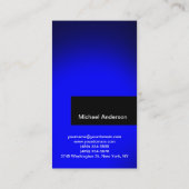 ブラックブルー旅行代理店名刺 名刺 (裏面)