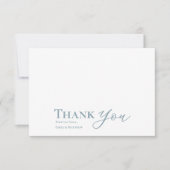 ブラックブルー結婚のサンキューカードが永遠に始まる (正面)