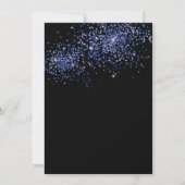 ブラックブルー30thバルーン紙吹雪大人誕生日 招待状 (裏面)