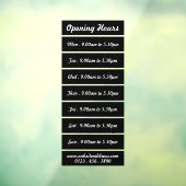 ブラックブロックスタイルの営業時間 ウィンドウサイン (シート3)