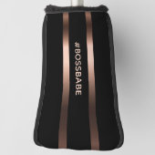 ブラックブロンズやる気を起こさせるボエレガントス ゴルフヘッドカバー (回転90)