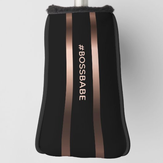 ブラックブロンズやる気を起こさせるボエレガントス ゴルフヘッドカバー (回転90)