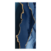 ブラックプライスリストに表示される水色ブルーagate ラックカード (裏面)