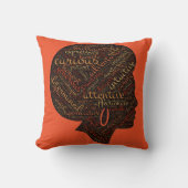 ブラックプライドアフロクイーン装飾用クッション クッション (正面)