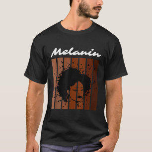ブラックプライドメラニン市民権ブラックヒストリM Tシャツ