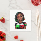 ブラックプライドレディ スタンダードカクテルナプキン (インサイチュ)