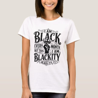 ブラックプライド ブラックヒストリー月間 エンパワーメント Tシャツ