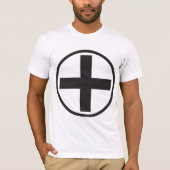 ブラックプラス記号Tシャツ Tシャツ (正面)