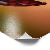 "ブラックプラッシュ"デイリリー フォトプリント            (角)