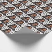 ブラックプリムプリンセスラッピング紙 ラッピングペーパー (角)