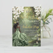 ブラックプリンセスとカエル賢者グリーンドレス スウィート16 招待状 (スタンド正面)