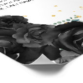 ブラックプリンセスクインセアニラ10テーブル座席表 ポスター (角)