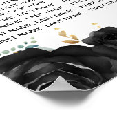 ブラックプリンセスクインセアニラ15テーブル座席表 ポスター (角)