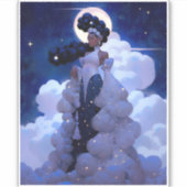 ブラックプリンセスファンタジーアート シール (正面)