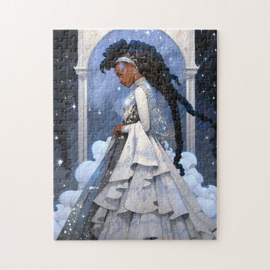 ブラックプリンセスファンタジーアート ジグソーパズル (縦)