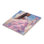 ブラックプリンセスファンタジーアート タイル (側面)