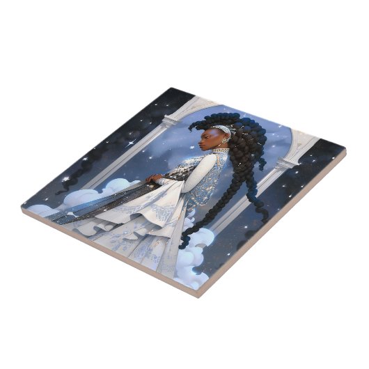 ブラックプリンセスファンタジーアート タイル (側面)