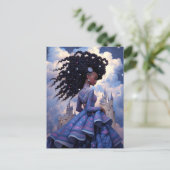 ブラックプリンセスファンタジーアート ポストカード (スタンド正面)